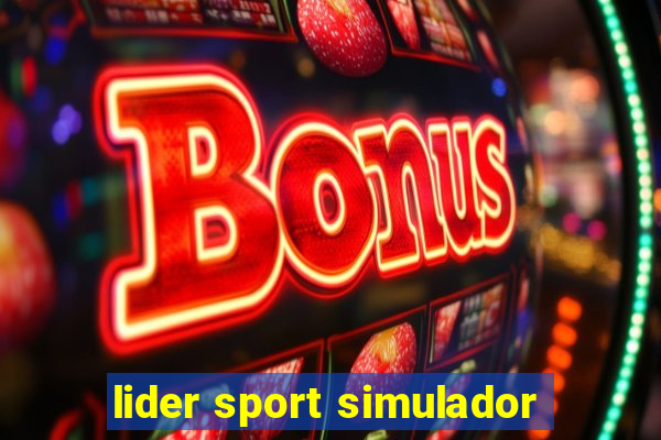 lider sport simulador